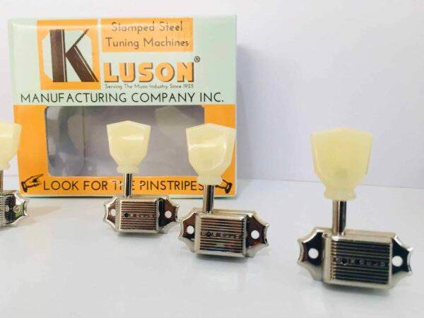 Tuners Vintage Kluson Perloid Keystone Nickel - Image 5