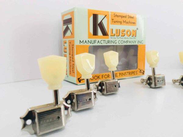 Tuners Vintage Kluson Perloid Keystone Nickel - Image 4