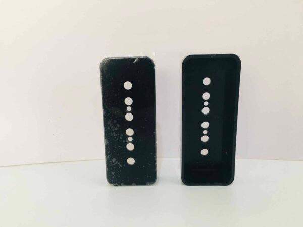 Set de 2 Covers Soapbar para Pickups P90 Black - Negro