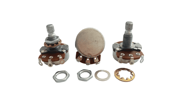 Potenciómetro orificio métrico - Audio 250k - Set 3 piezas WD