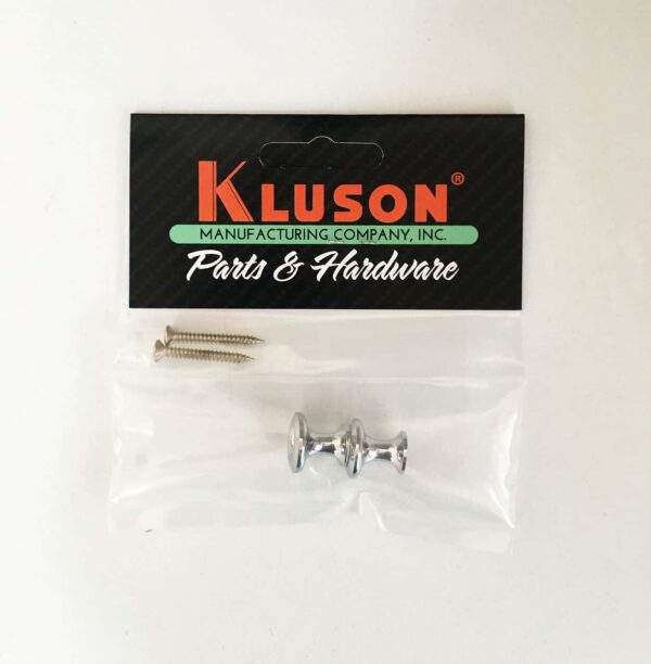 Kluson California- Botón estilo 70s y 80s, Chrome (Jumbo)