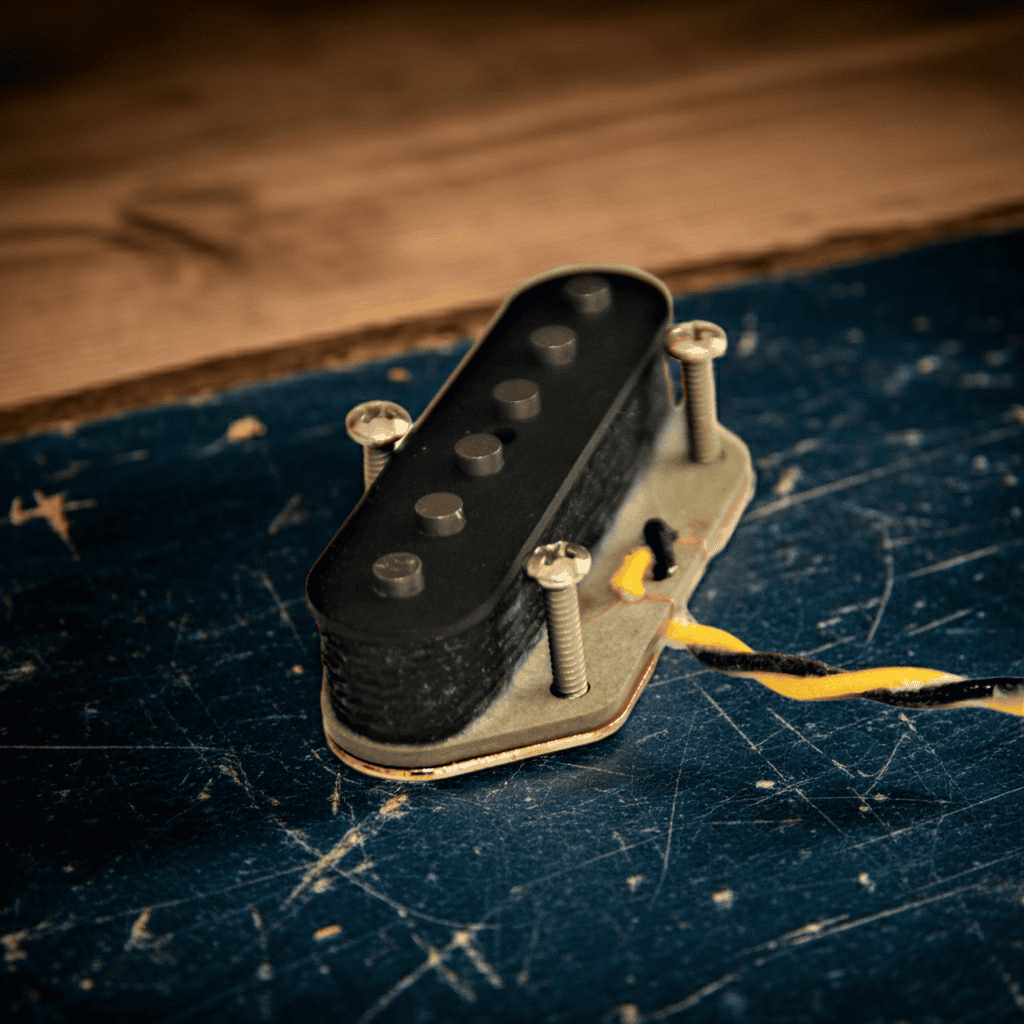 Pastilla Pickup Bridge (Puente) Vintage para Guitarra Telecaster Alnico V, Hot
