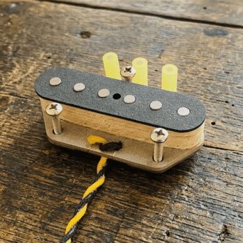 Pickup Bridge Vintage para Telecaster Alnico 5 (1964s), Hilo Blanco