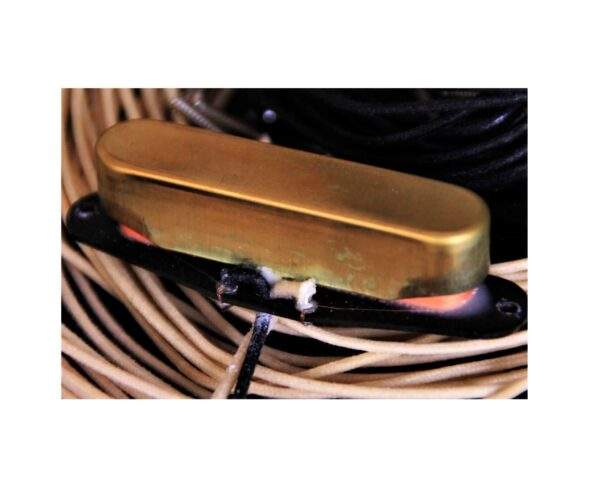 Pickup Neck Pastilla (Brazo) Vintage para Guitarra Telecaster Alnico V, Raw acabado desgastado(1964s) - Image 3