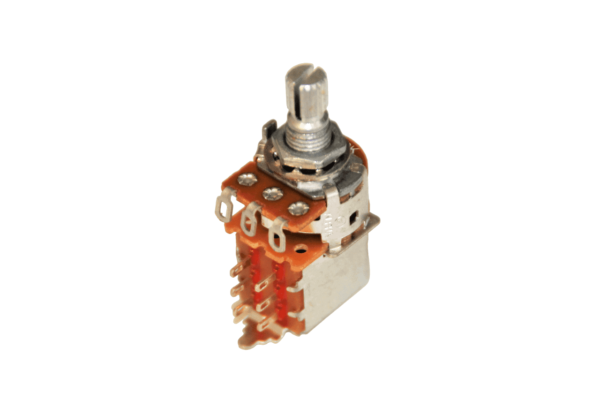 Potenciómetro Alpha Push Pull Split Shaft Audio 500k - (1 pza)