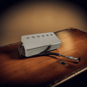 P.A.F. Calvilo Style Pastilla Alnico II, Cable de 4 hilos - Cover Silver Nickel