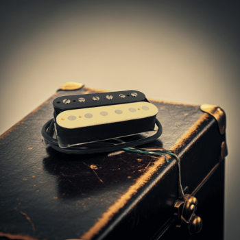 P.A.F. Calvilo Style Pastilla Alnico V, Cable de 4 hilos - Zebra