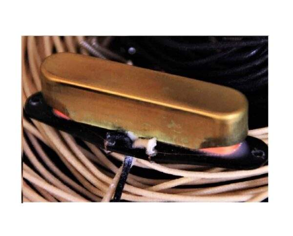 Pickup Neck Pastilla (Brazo) Vintage para Guitarra Telecaster Alnico V, Raw acabado desgastado(1950s)