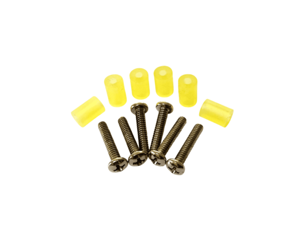 Tornillos y Ruber Tubing para montaje de pickups Stratocaster American (Genérica)