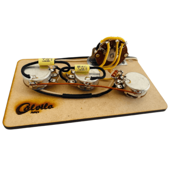 Arnés para Stratocaster (Squier) configuración SSS, solo para cavidad de electrónica Full.